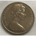 AUSTRALIA 1971 . TWENTY 20 CENTS COIN . PLATYPUS